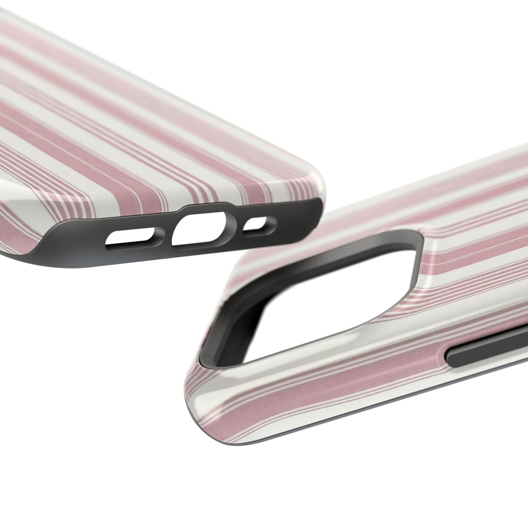 MagSafe Cute Phone Case, Coastal Striped Phone Case for iPhone 17 16 15 14 13 12 Pro Max, Samsung S26 S25 S24 Ultra case - Studio40ParkLane