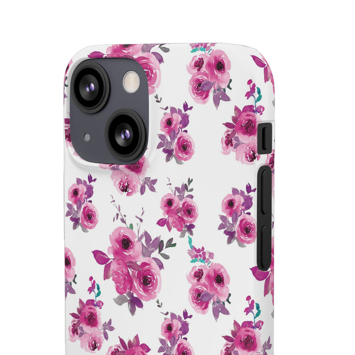 Sleek Snap Flowers Gift for Her Cute Phone Case for iPhone 16 15 14 13 12 11 X Xs Max Xr Pro Plus Samsung Galaxy S24 S23 S22 S21 S20 Ultra