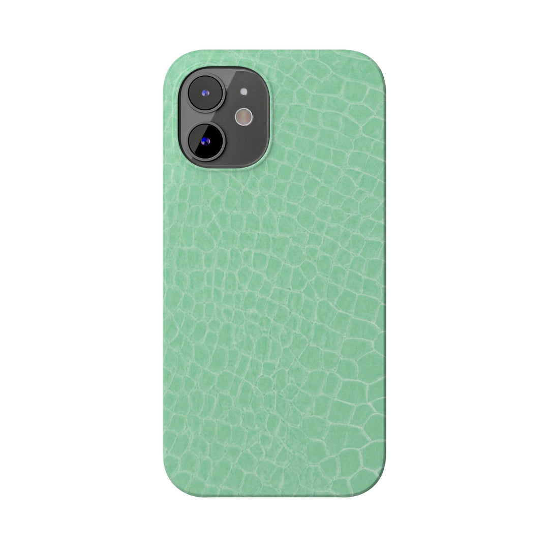 Slim Non Leather Mint Color Pattern Gift for Her Cute Phone Cases for Iphone 16 Pro Max | iPhone 15 Case | iPhone 15 Pro Max Case, Iphone 14, 13, 12, 11, 10, 8, 7 - Studio40ParkLane