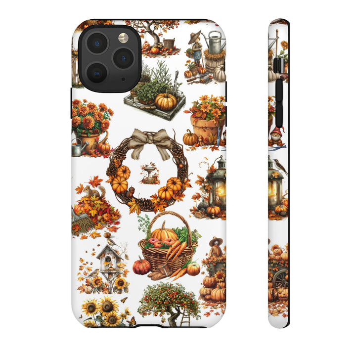 Impact Resistant, Fall Leaves Collage, Cute Phone Cases for Samsung S24, S23, S22, S21, IPhone 15 pro Iphone 14 pro Iphone 13 IPhone 12 Iphone 11 - Studio40ParkLane