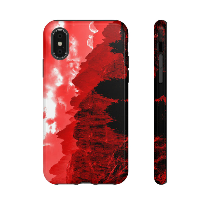 Cute IPhone Case | iPhone 15 Case | iPhone 15 Pro Max Case, Iphone 14 Case, Iphone 14 Pro Max Case IPhone Case for Art Lovers - Red Mountains - Studio40ParkLane