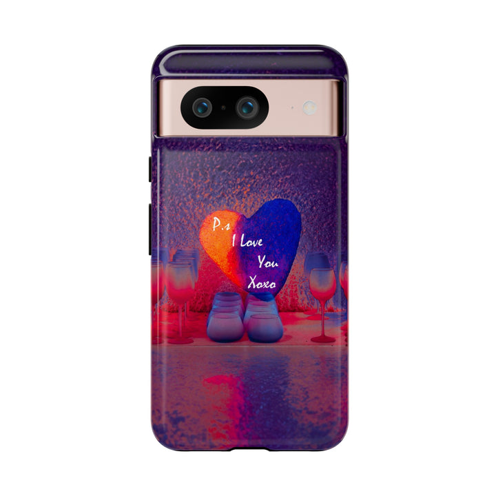 Cute Samsung Case | Cool Iphone Case | PS I love You - Heart, Samsung S24, S23, S22, S21, IPhone 15 Case | Iphone 14 Case, Iphone 13 Case - Studio40ParkLane