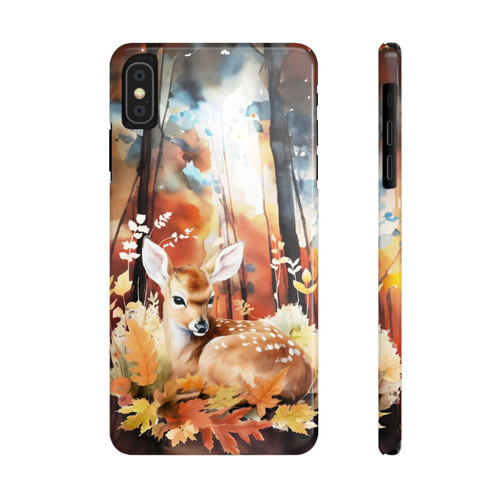 Slim Fall Autumn Forest Deer Gift for Her Cute Phone Cases for Iphone 16 | iPhone 15 Case | iPhone 15 Pro Max Case, Iphone 14, Iphone 14 Pro Max, Iphone 13, Slim - Studio40ParkLane