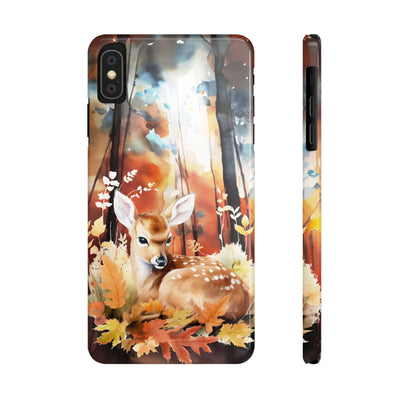 Slim Fall Autumn Forest Deer Gift for Her Cute Phone Cases for Iphone 16 | iPhone 15 Case | iPhone 15 Pro Max Case, Iphone 14, Iphone 14 Pro Max, Iphone 13, Slim