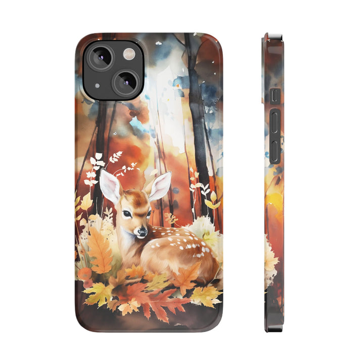 Slim Fall Autumn Forest Deer Gift for Her Cute Phone Cases for Iphone 16 | iPhone 15 Case | iPhone 15 Pro Max Case, Iphone 14, Iphone 14 Pro Max, Iphone 13, Slim - Studio40ParkLane