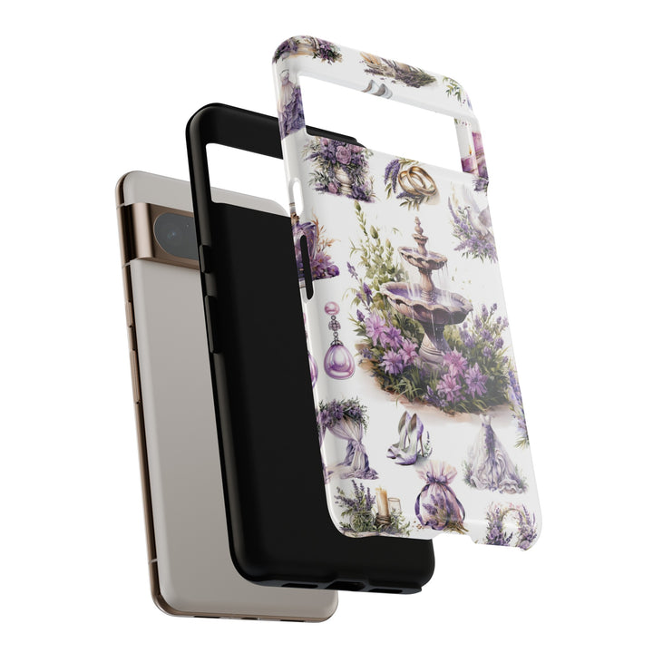 Impact Resistant, Lavender Wedding, Cute Phone Cases for Samsung S24, S23, S22, S21, IPhone 15 pro Iphone 14 pro Iphone 13 IPhone 12 Iphone 11 - Studio40ParkLane