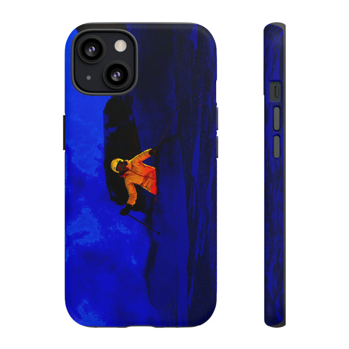 Cute IPhone Case | iPhone 15 Case | iPhone 15 Pro Max Case, Iphone 14 Case, Iphone 14 Pro Max Case IPhone Case for Art Lovers, Skier Mountain Night - Studio40ParkLane