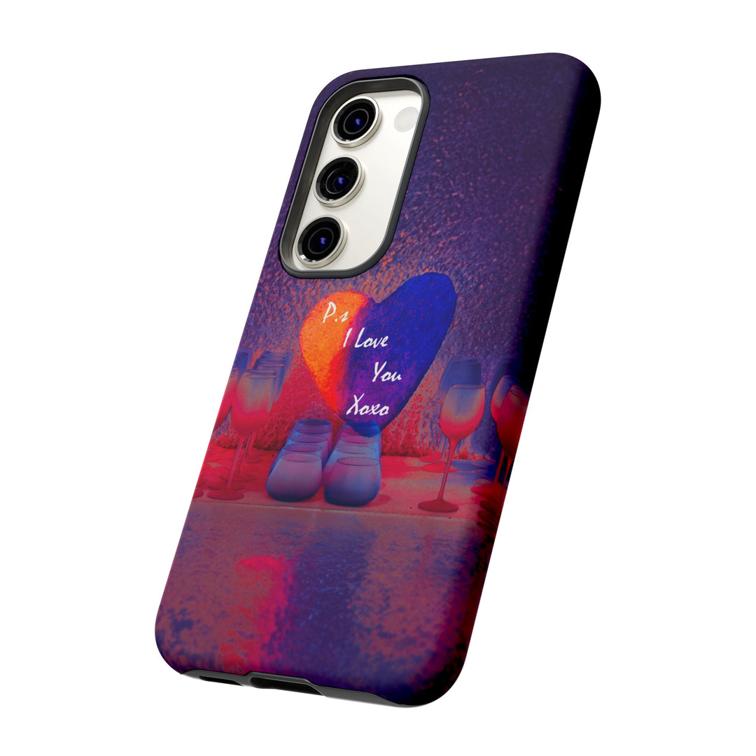 Cute Samsung Case | Cool Iphone Case | PS I love You - Heart, Samsung S24, S23, S22, S21, IPhone 15 Case | Iphone 14 Case, Iphone 13 Case - Studio40ParkLane