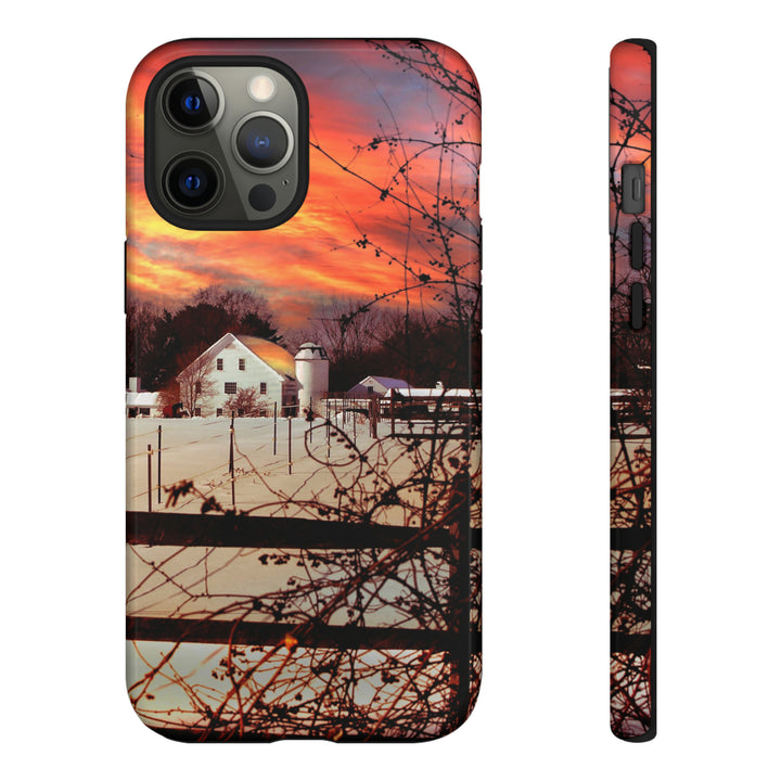 Cool Phone Case | Winter Sunset, For iPhone 15 Case | iPhone 15 Pro Case, Iphone 14 Case, Iphone 14 Pro Max Case, Protective Iphone Case - Studio40ParkLane