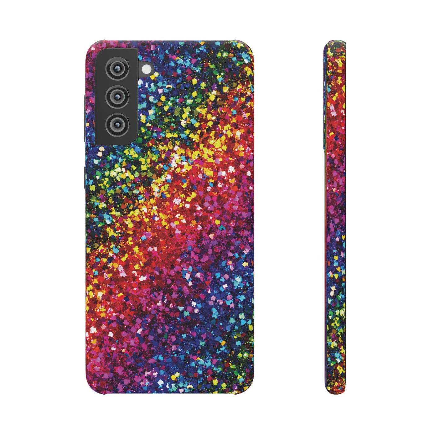 Snap Non-Glitter Muted Color Play on "Faux" Glitter Effect Cute Phone Cases for Samsung and Iphone, 16, 15, 14, S24, S23, S22, S21, S20, Plus and Ultra