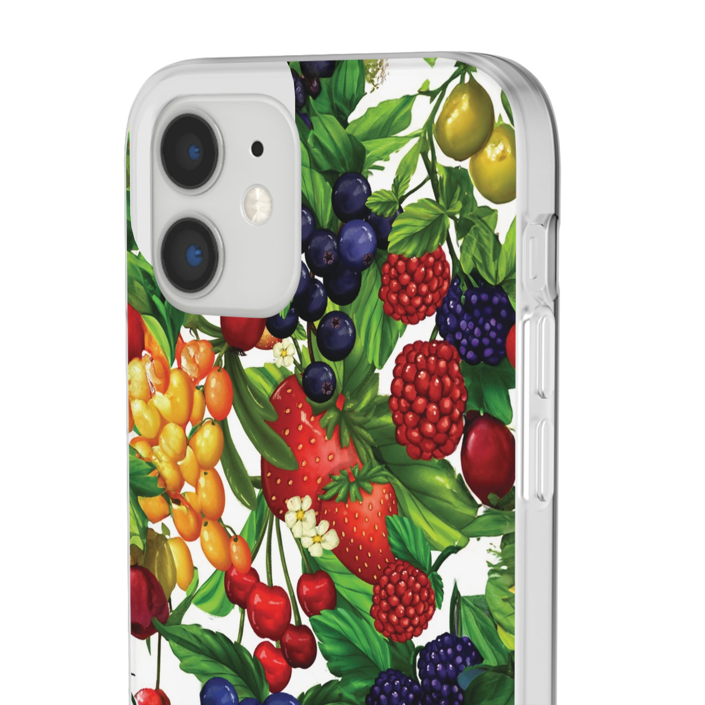 Cute Flexi Phone Cases, For Samsung Galaxy and Iphone, Summer Mixed Fruit, Galaxy S23 Phone Case, Samsung S22 Case, Samsung S21, Iphone 15, Iphone 14, Iphone 13