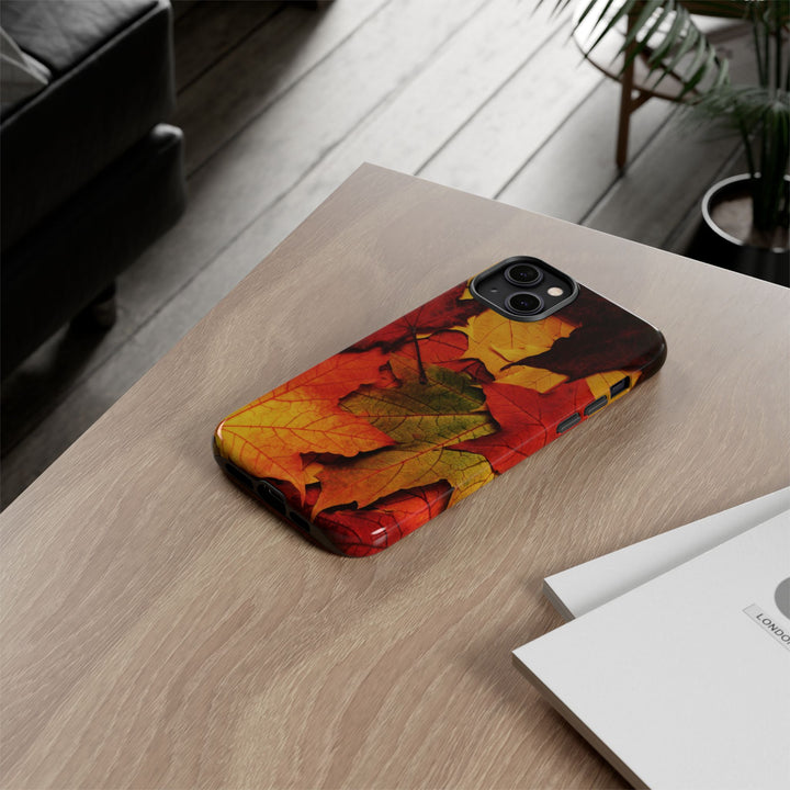 Autumn Fall Leaves Gift Cute Phone Case for, Samsung Galaxy S24, S23, S22, S21, IPhone 16 Case | Iphone 15, Iphone 14, IPhone 13 Case Mom Dad Gift - Studio40ParkLane