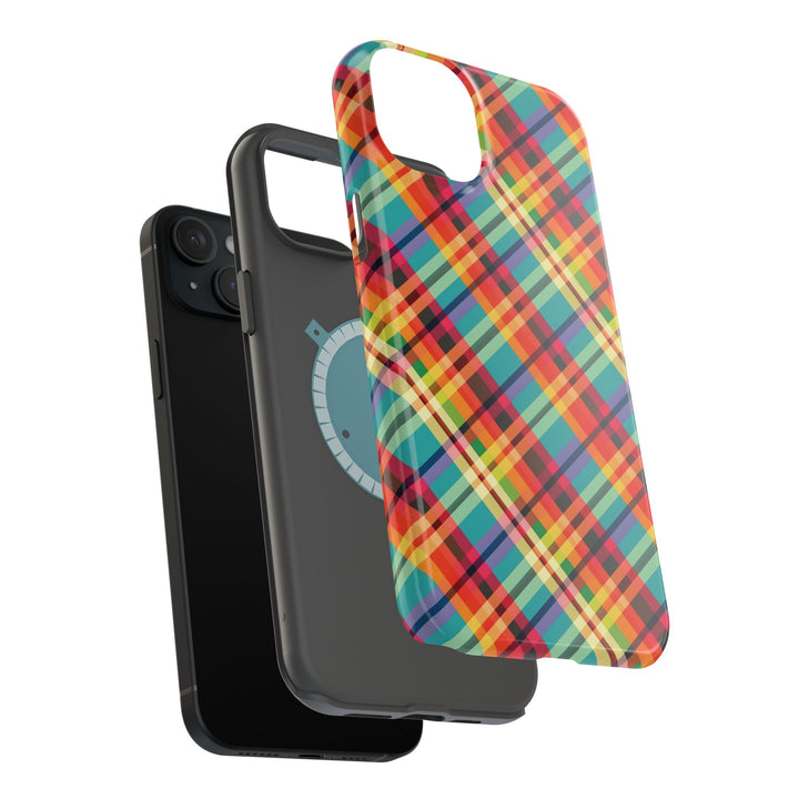 Checkered Plaid Magsafe Gift for Her Cute Phone Case for Iphone, | iPhone 16 | iPhone 15 Pro Max, Iphone 14 Pro Max, 13 12 11 10 9 8 7 - Studio40ParkLane