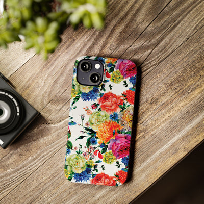 Slim Spring Flowers Gift for Her Cute Phone Cases for Iphone 16 Pro Max | iPhone 15 Case | iPhone 15 Pro Max Case, Iphone 14, 13, 12, 11, 10, 8, 7 - Studio40ParkLane