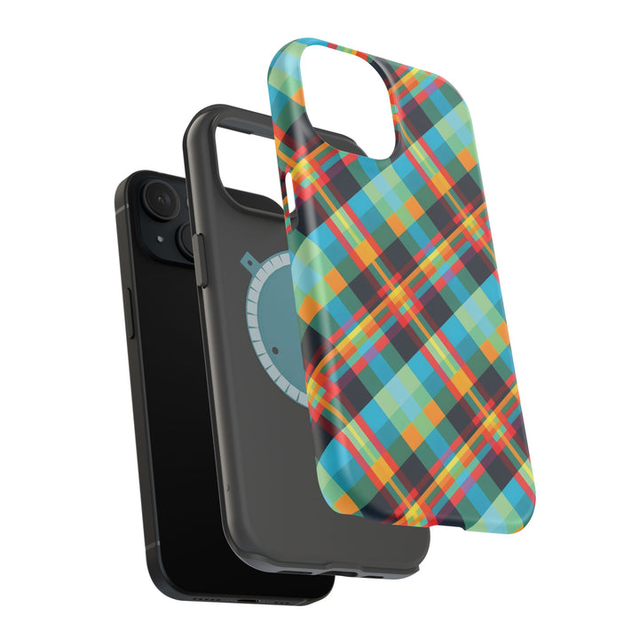 Checkered Plaid Magsafe Gift for Her Cute Phone Case for Iphone, | iPhone 16 | iPhone 15 Pro Max, Iphone 14 Pro Max, 13 12 11 10 9 8 7 - Studio40ParkLane