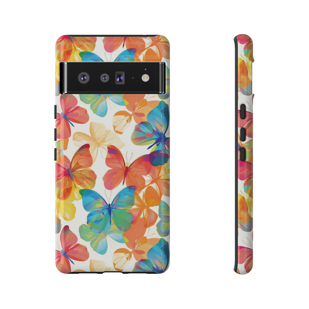 Cute Samsung Case | Cool Iphone Case | Summer Bright Butterflies, Samsung S24, S23, S22, S21, IPhone 15 Case | Iphone 14 Case, Iphone 13 Case - Studio40ParkLane