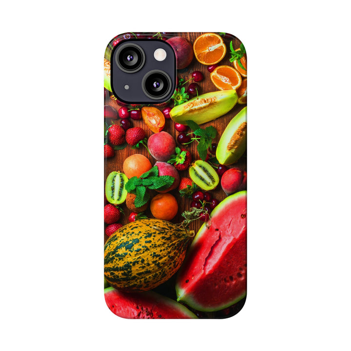 Slim Fall Fruit Collage Phone Cases for Iphone 16 | iPhone 15 Case | iPhone 15 Pro Max Case, Iphone 14, Iphone 14 Pro Max, Iphone 13, Slim Mom Dad Gift - Studio40ParkLane