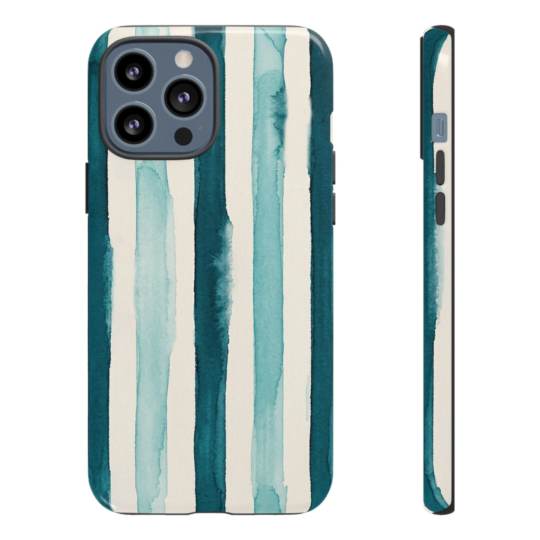 Tough Cute Green Stripes Phone Case, for IPhone 17 Pro Max | Iphone 17 Air, Iphone 16, IPhone 15, 14 13 12, Samsung Galaxy S26, S25, S24, S23