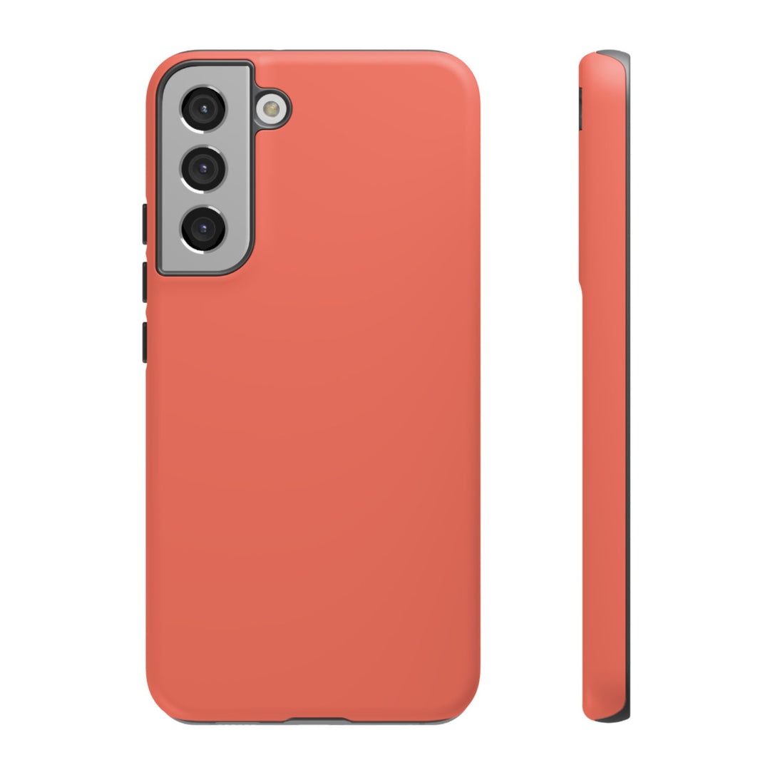 Premium Tough Coral Pink Orange Gift for Her Cute Phone Cases for Samsung S25 S24, S23, S22, S21, Iphone, 16, 15, 14, 13 Pro Max Ultra - Studio40ParkLane