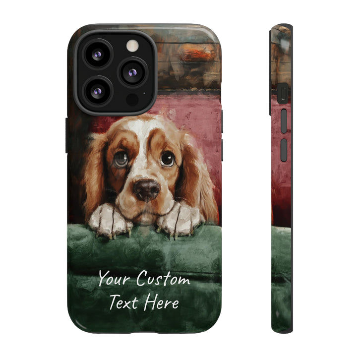 Personalize this Cute IPhone Case | Cocker Spaniel iPhone Case, iPhone 15 Case | iPhone 15 Case, Iphone 14 Case, Iphone 14 Pro Max Case - Studio40ParkLane