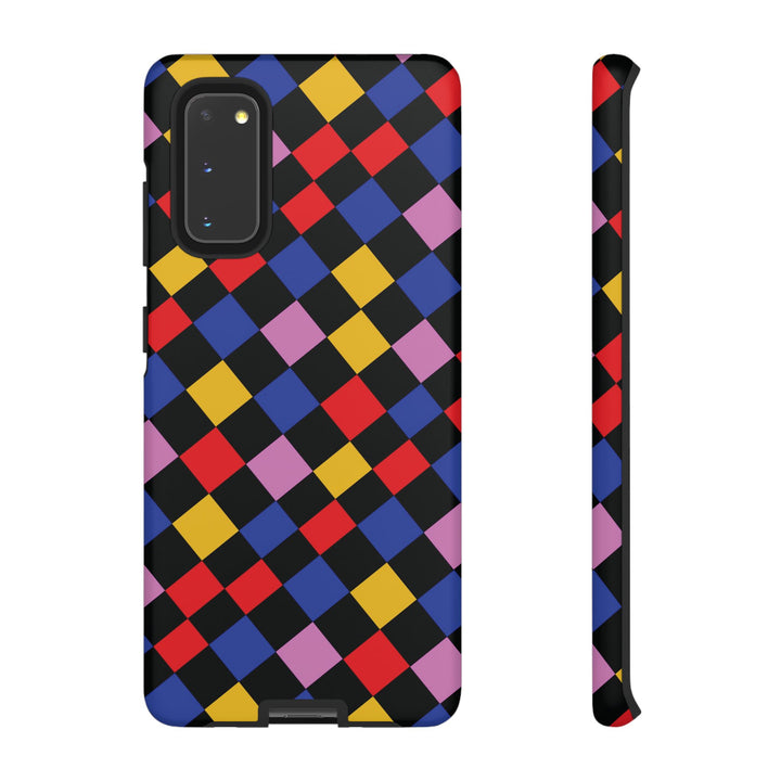 Aesthetic Tough Colorful Checkerboard Phone Case Premium - For iPhone 17 Pro Max iPhone 16 Pro iPhone 15 Iphone 14 Plus 13 Pro 12 11 10 XR - Studio40ParkLane