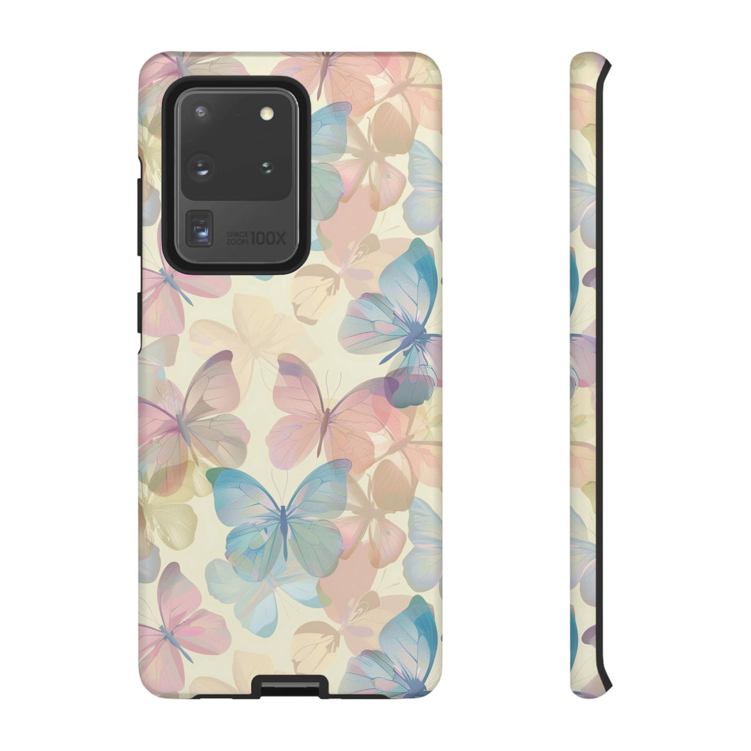 Cute Samsung Case | Cool Iphone Case | Summer Pastel Butterflies, Samsung S24, S23, S22, S21, IPhone 15 Case | Iphone 14 Case, Iphone 13 Case - Studio40ParkLane