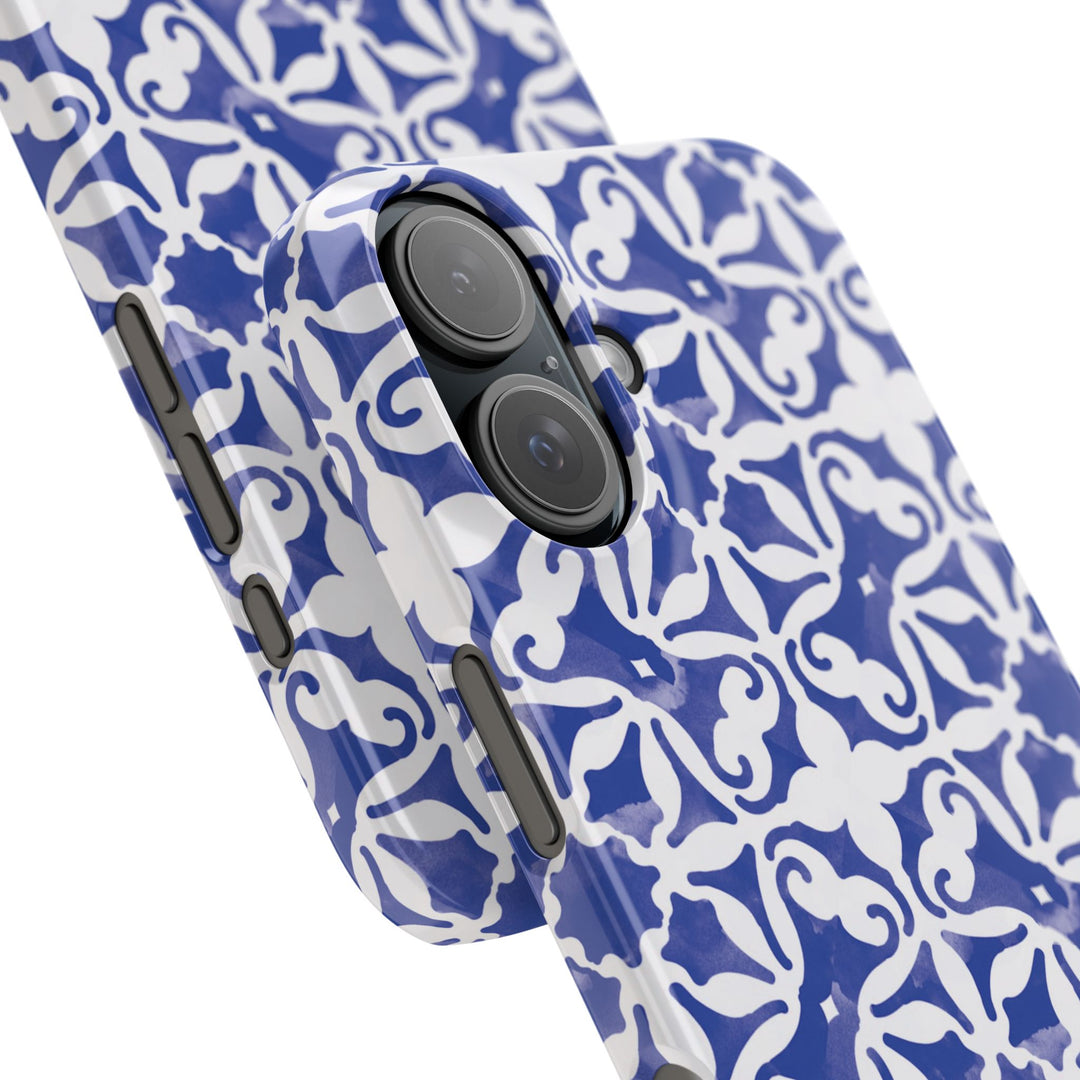 Slim Blue Mosaic Gift for Her Cute Phone Cases for Iphone 16 Case | iPhone 15 Case | iPhone 15 Pro Max Case, Iphone 14, Iphone 14 Pro Max, Iphone 13, 11,10,8,7 - Studio40ParkLane