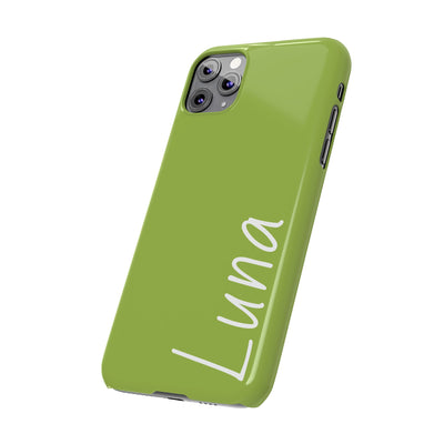 Personalized Initial Name Custom Slim Phone Cases for Iphone 16 Pro Max | iPhone 15 Case | iPhone 15 Pro Max Case, Iphone 14, 13, 12, 11, 10, 8, 7 - Studio40ParkLane