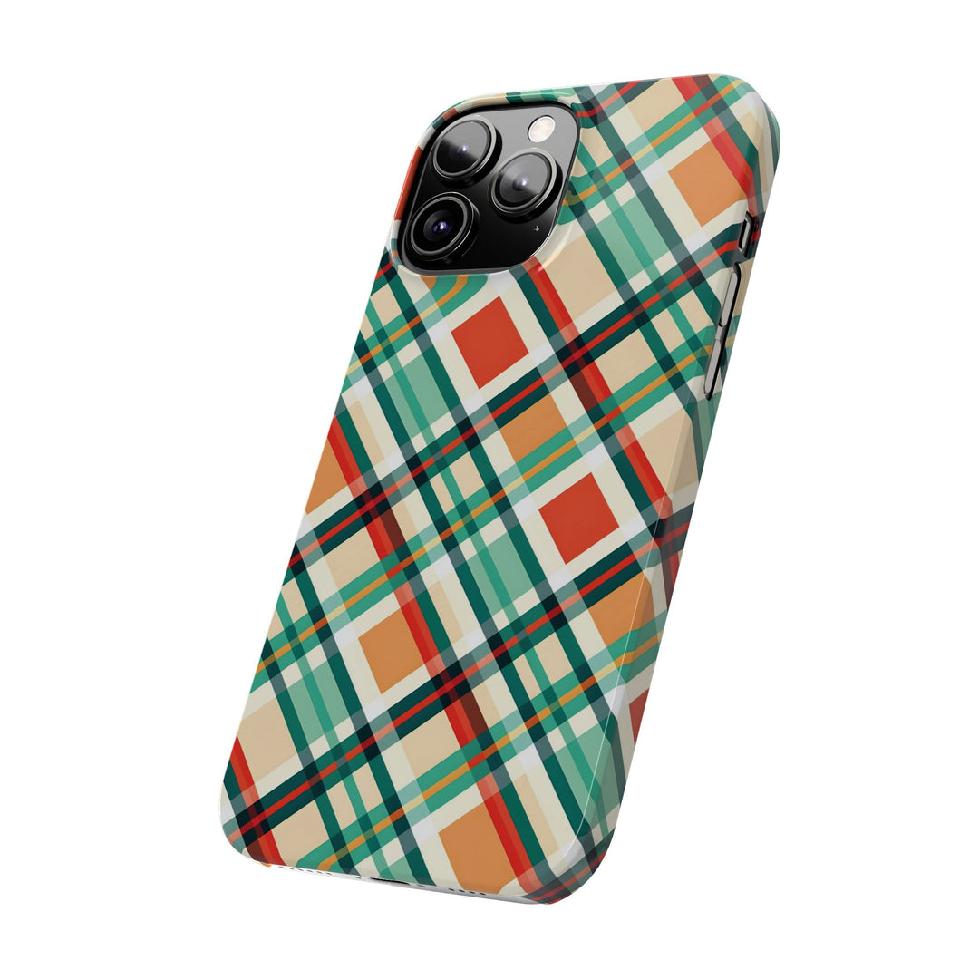 Slim Checkered Plaid Gift for Her Cute Phone Cases for Iphone 16 Pro Max | iPhone 15 Case | iPhone 15 Pro Max Case, Iphone 14, 13, 12, 11, 10, 8, 7 - Studio40ParkLane