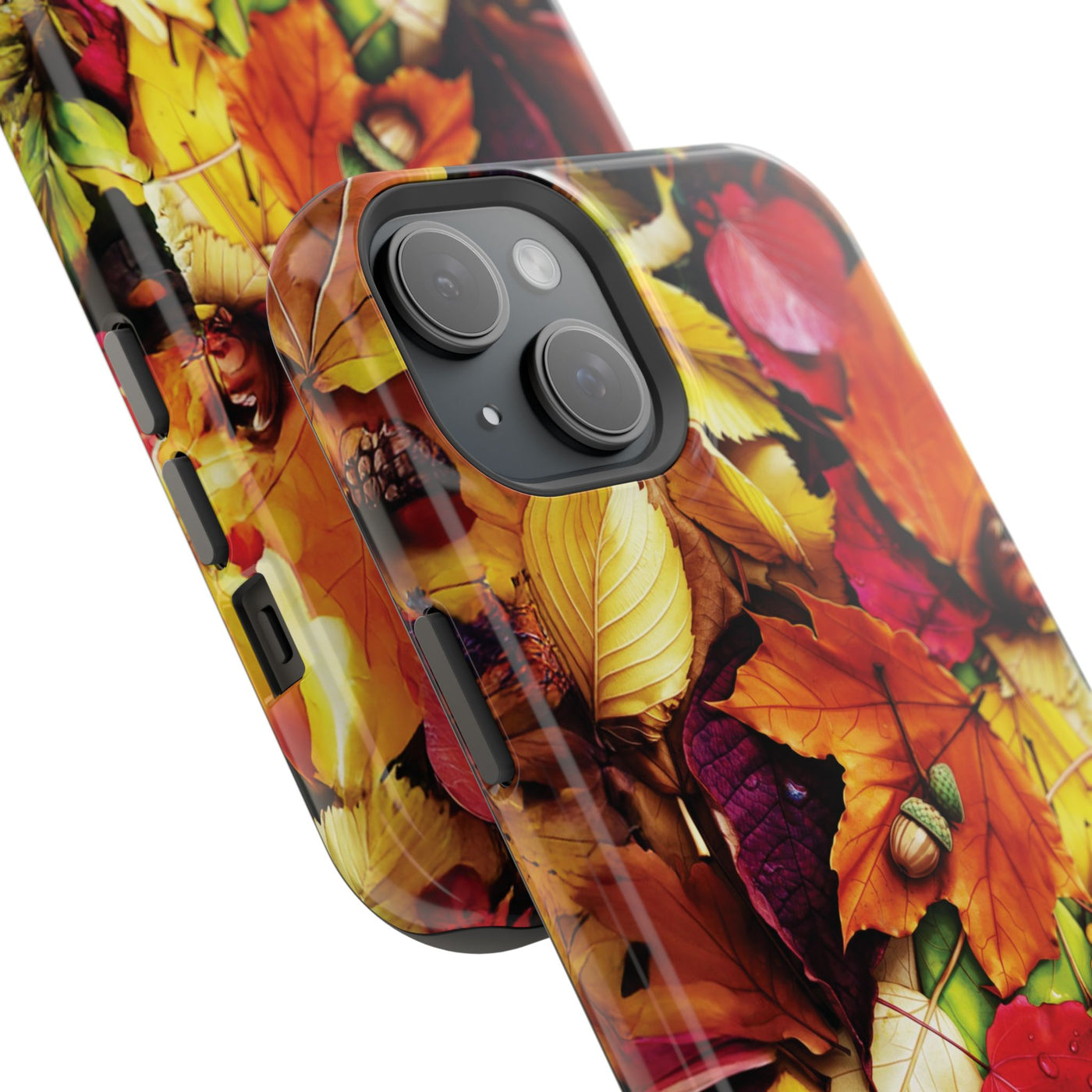 Aesthetic Tough Magsafe Fall Leaves Foliage Phone Case - For iPhone 17 Pro Max iPhone 16 Pro iPhone 15 Iphone 14 Plus 13 Pro 12 11 10 - Studio40ParkLane