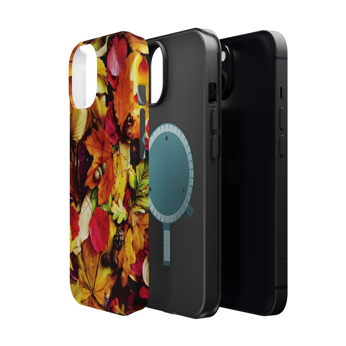 Aesthetic Tough Magsafe Fall Leaves Foliage Phone Case - For iPhone 17 Pro Max iPhone 16 Pro iPhone 15 Iphone 14 Plus 13 Pro 12 11 10 - Studio40ParkLane