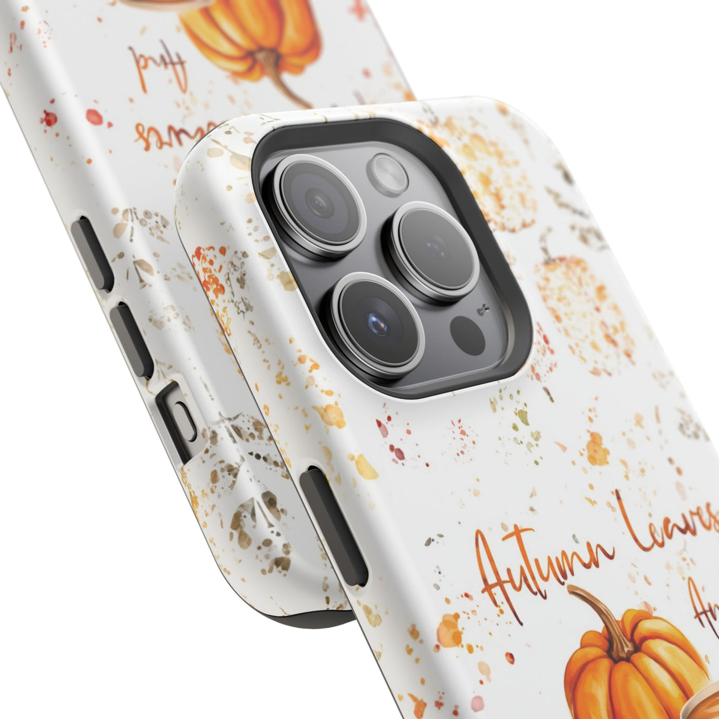 Fall Leaves Pumpkins Tough Magsafe Cute Phone Cases for Iphone | iPhone 15 Case | iPhone 15 Pro Max Case, Iphone 14, Iphone 14 13 12 11 10 9 8 7 - Studio40ParkLane