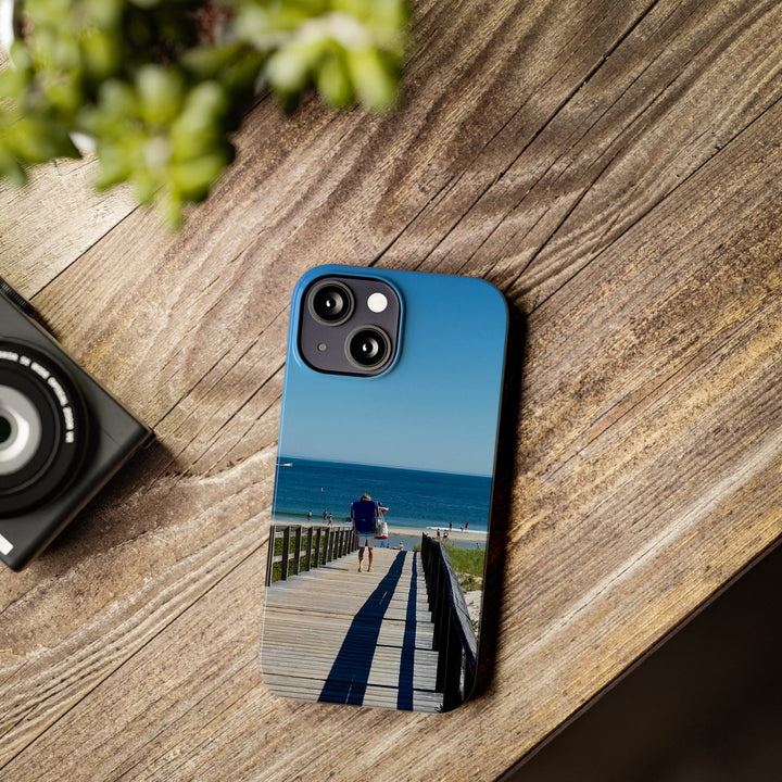 Slim Cute Phone Cases for Iphone - | iPhone 15 Case | iPhone 15 Pro Max Case, Iphone 14 Case, Iphone 14 Pro Max, Iphone 13, Summer Beach Walk - Studio40ParkLane
