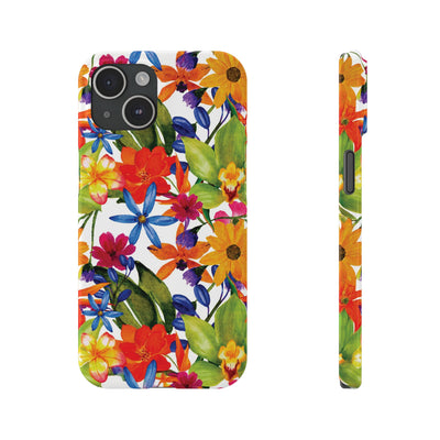 Slim Spring Flowers Gift for Her Cute Phone Cases for Iphone 16 Pro Max | iPhone 15 Case | iPhone 15 Pro Max Case, Iphone 14, 13, 12, 11, 10, 8, 7 - Studio40ParkLane