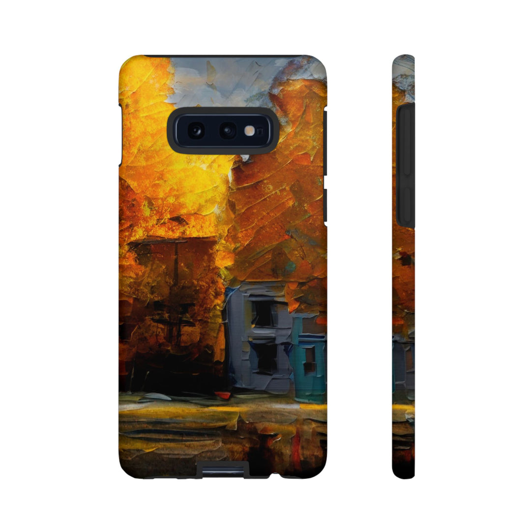 Impact Resistant, Fall Leaves Oil Painting, Cute Phone Cases for Samsung S24, S23, S22, S21, IPhone 15 pro Iphone 14 pro Iphone 13 IPhone 12 Iphone 11 - Studio40ParkLane