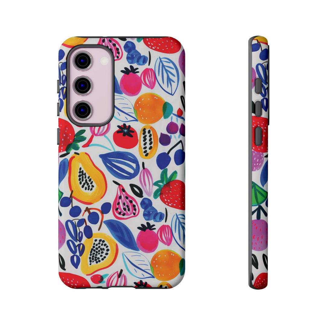 Premium Tough Summer Fruit Collage Gift for Her Cute Phone Cases for Samsung and Iphone, 16, 15, 14, S24, S23, S22, S21, S20, Plus, Ultra, Pro - Studio40ParkLane