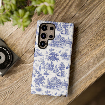 Premium Tough French Toile Gift for Her Cute Phone Cases for Samsung S25 S24, S23, S22, S21, Iphone, 16, 15, 14, 13 Pro Max Ultra - Studio40ParkLane