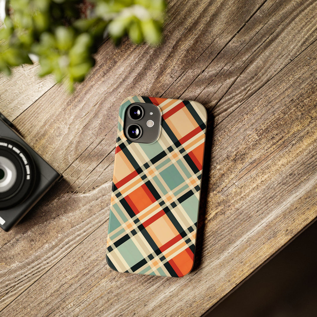 Slim Checkered Plaid Gift for Her Cute Phone Cases for Iphone 16 Pro Max | iPhone 15 Case | iPhone 15 Pro Max Case, Iphone 14, 13, 12, 11, 10, 8, 7 - Studio40ParkLane