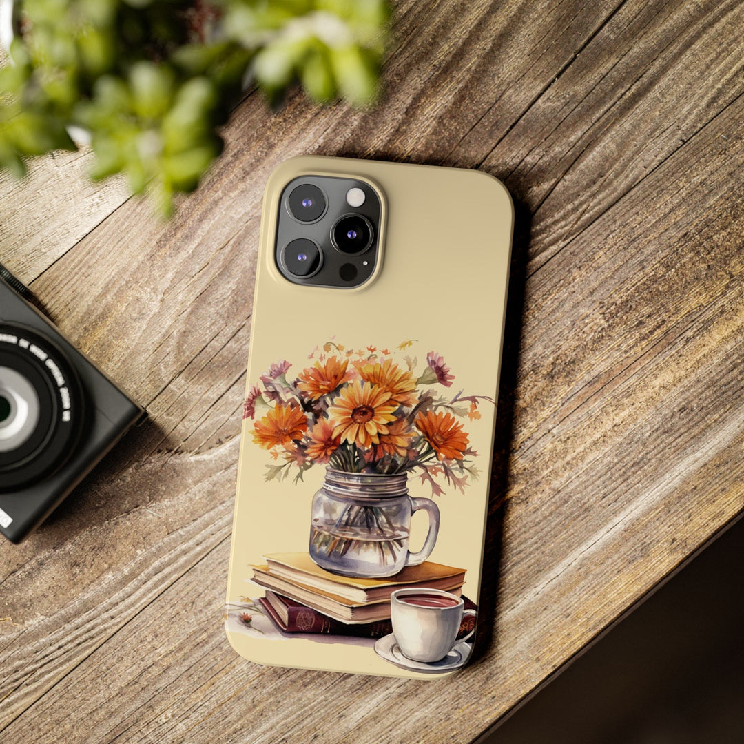 Slim Fall Autumn Leaves Cute Phone Cases for Iphone 16 | iPhone 15 Case | iPhone 15 Pro Max Case, Iphone 14, Iphone 14 Pro Max, Iphone 13, Slim Mom Dad Gift - Studio40ParkLane