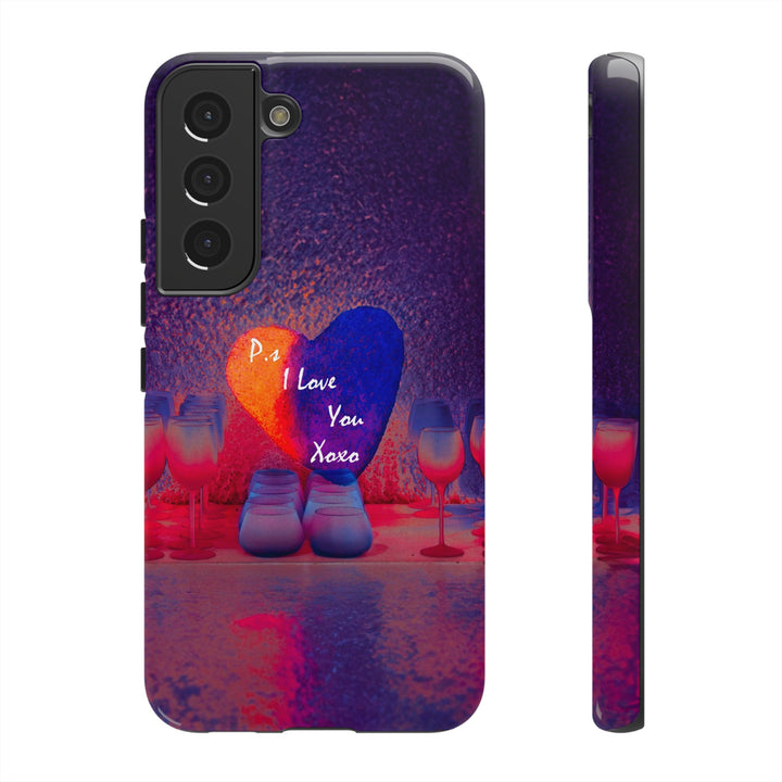 Cute Samsung Case | Cool Iphone Case | PS I love You - Heart, Samsung S24, S23, S22, S21, IPhone 15 Case | Iphone 14 Case, Iphone 13 Case - Studio40ParkLane