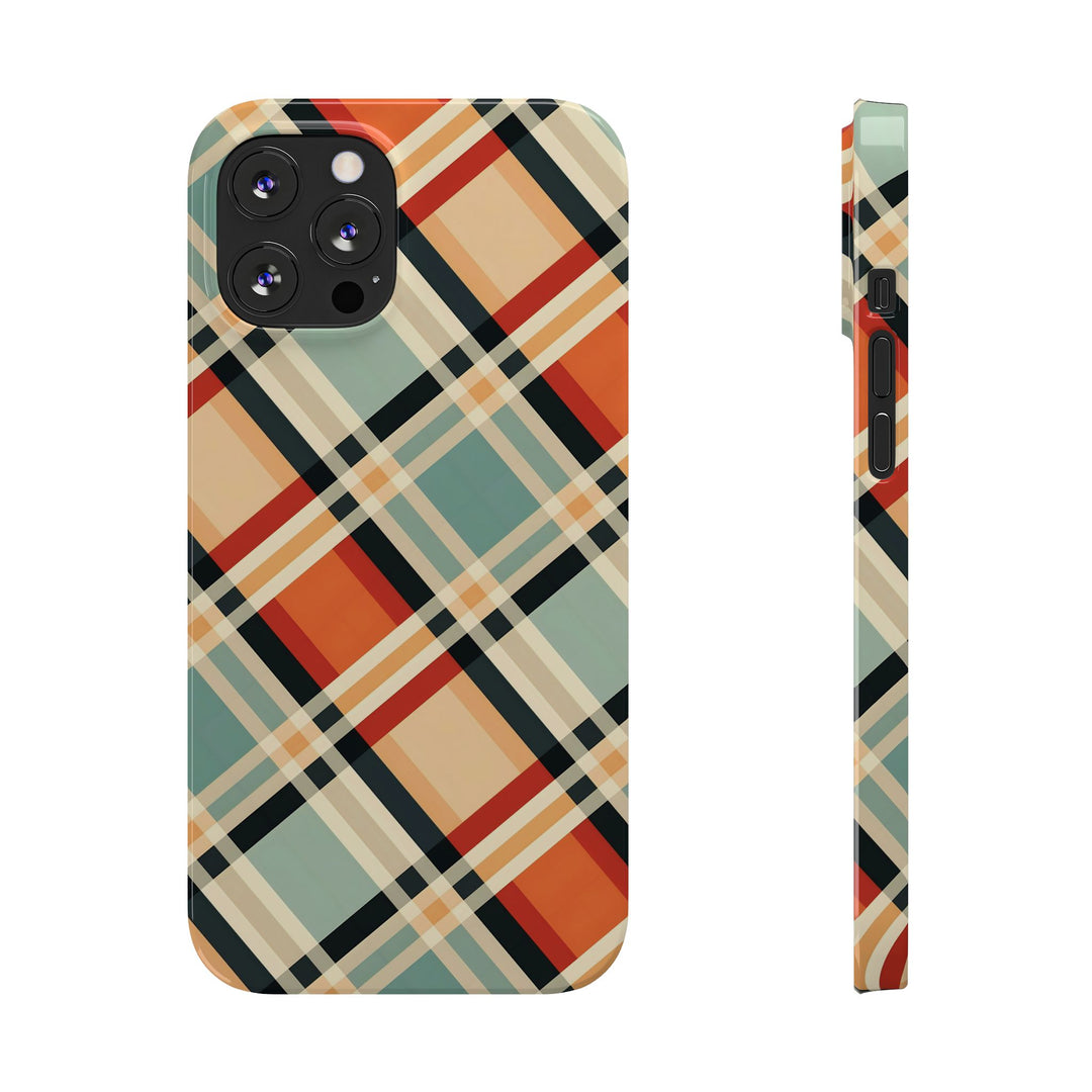 Slim Checkered Plaid Gift for Her Cute Phone Cases for Iphone 16 Pro Max | iPhone 15 Case | iPhone 15 Pro Max Case, Iphone 14, 13, 12, 11, 10, 8, 7 - Studio40ParkLane