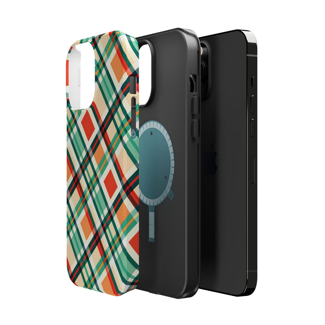 Checkered Plaid Magsafe Gift for Her Cute Phone Case for Iphone, | iPhone 16 | iPhone 15 Pro Max, Iphone 14 Pro Max, 13 12 11 10 9 8 7 - Studio40ParkLane