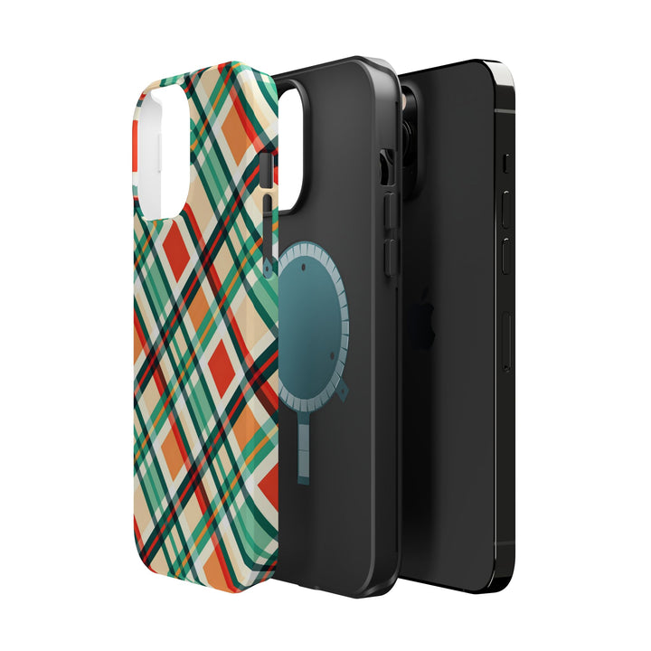 Checkered Plaid Magsafe Gift for Her Cute Phone Case for Iphone, | iPhone 16 | iPhone 15 Pro Max, Iphone 14 Pro Max, 13 12 11 10 9 8 7 - Studio40ParkLane