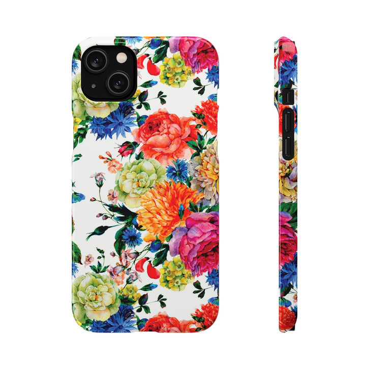 Sleek Snap Colorful Flowers Cute Phone Case for iPhone 16 15 14 13 12 11 X Xs Max Xr Pro Plus Samsung Galaxy S24 S23 S22 S21 S20 Note Ultra