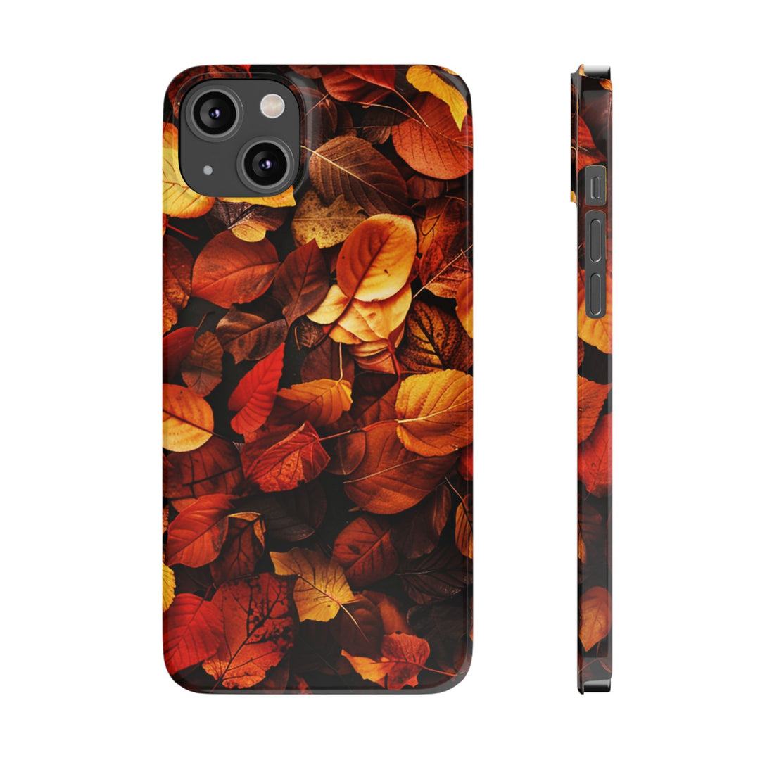Slim Fall Autumn Leaves Gift for Her Cute Phone Cases for Iphone 16 | iPhone 15 Case | iPhone 15 Pro Max Case, Iphone 14, Iphone 14 Pro Max, Iphone 13, Slim - Studio40ParkLane
