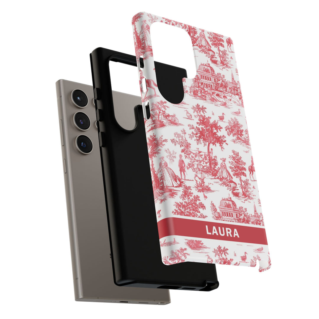 Premium Tough Personalized Initial Custom Gift Cute Phone Cases for Samsung Galaxy S24, S23, S22, S21 Plus, Ultra, Iphone 16, 15, 14 Pro Max - Studio40ParkLane