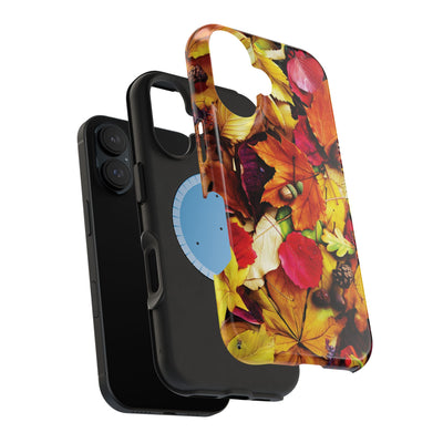 Aesthetic Tough Magsafe Fall Leaves Foliage Phone Case - For iPhone 17 Pro Max iPhone 16 Pro iPhone 15 Iphone 14 Plus 13 Pro 12 11 10 - Studio40ParkLane