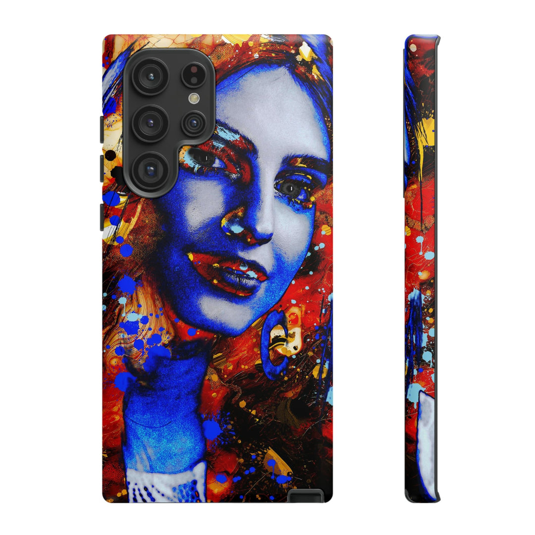Cute Samsung Phone Case | Aesthetic Samsung Phone Case | Galaxy S23, S22, S21, S20 | Marble Splash Face, Protective Phone Case - Studio40ParkLane
