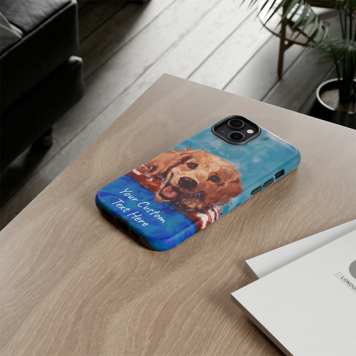 Personalize this Cute IPhone Case | Golden Retriever Dog iPhone Case, iPhone 15 Case | iPhone 15 Case, Iphone 14 Case, Iphone 14 Pro Max Case - Studio40ParkLane
