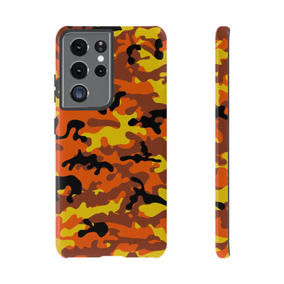 Impact Resistant, Fall camo Camouflage, Cute Phone Cases for Samsung S24, S23, S22, S21, IPhone 15 pro Iphone 14 pro Iphone 13 IPhone 12 Iphone 11